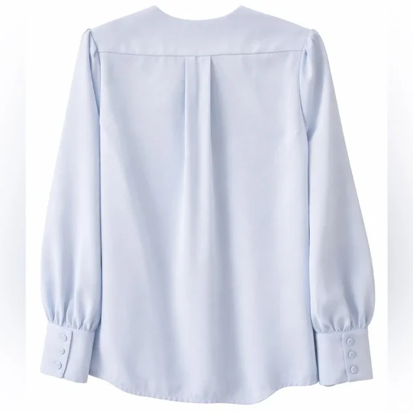 Brooks Brothers Blouse Light Blue long sleeves size M - Picture 6 of 6